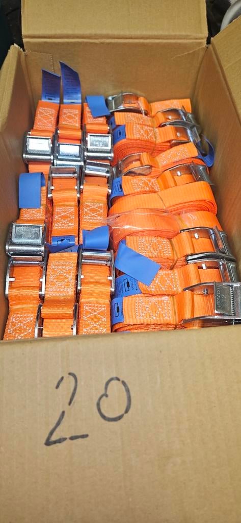 Spanbanden nieuw 72 stuks, Doe-het-zelf en Bouw, Lieren en Takels, Ophalen, Nieuw, Handmatig