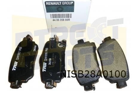 Nissan Qashqai / Kadjar (11/14-8/22) remblokset achter Origi, Neuf, -, -, Enlèvement ou Envoi
