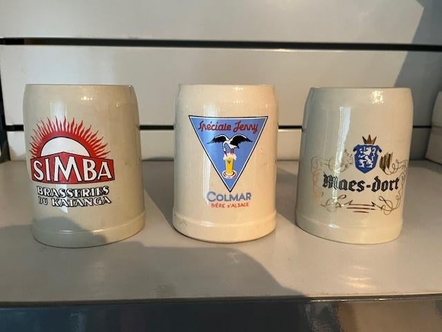 Bierpotten, Verzamelen, Biermerken, Ophalen, Gebruikt