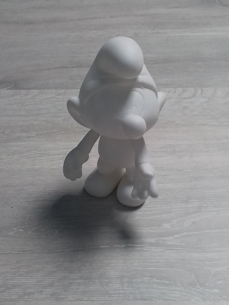 schtroumpfs smurf smurfen blanc puppy à peindre  de 20cm., Envoi, Comme neuf, Autres Schtroumpfs, Poupée, Figurine ou Peluche