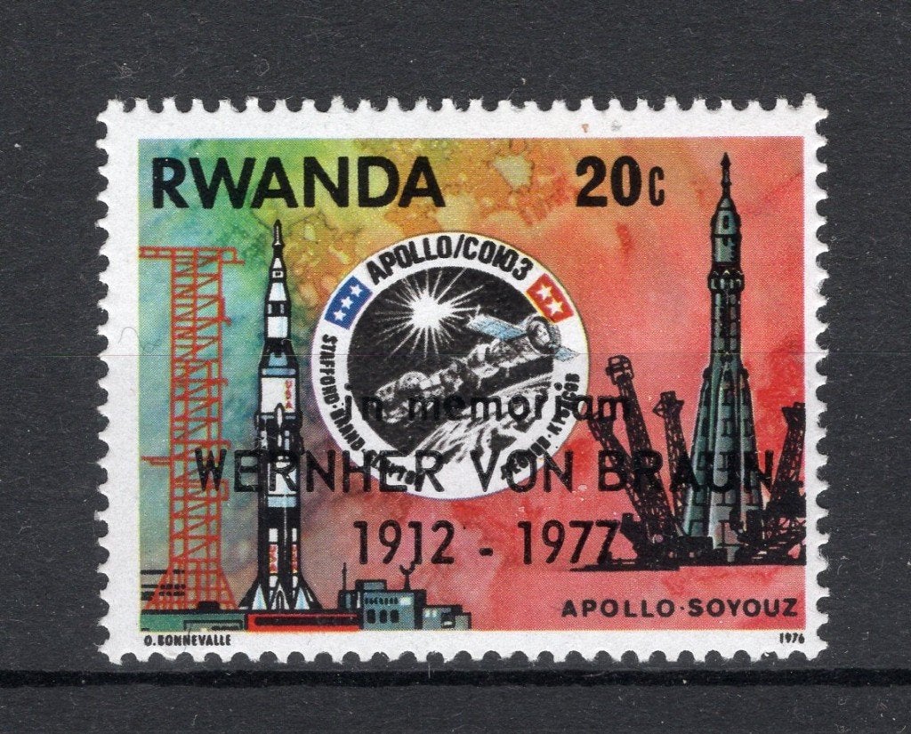 RWANDA 838 MNH 1977, Envoi, Non oblitéré, Neuf