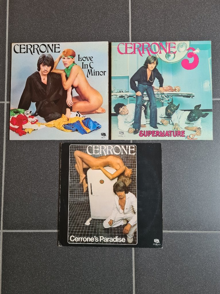 Cerrone 3 albums vinyl 33T, CD & DVD, Vinyles | Dance & House, Enlèvement ou Envoi, 1970 - 1979, Comme neuf, Disco
