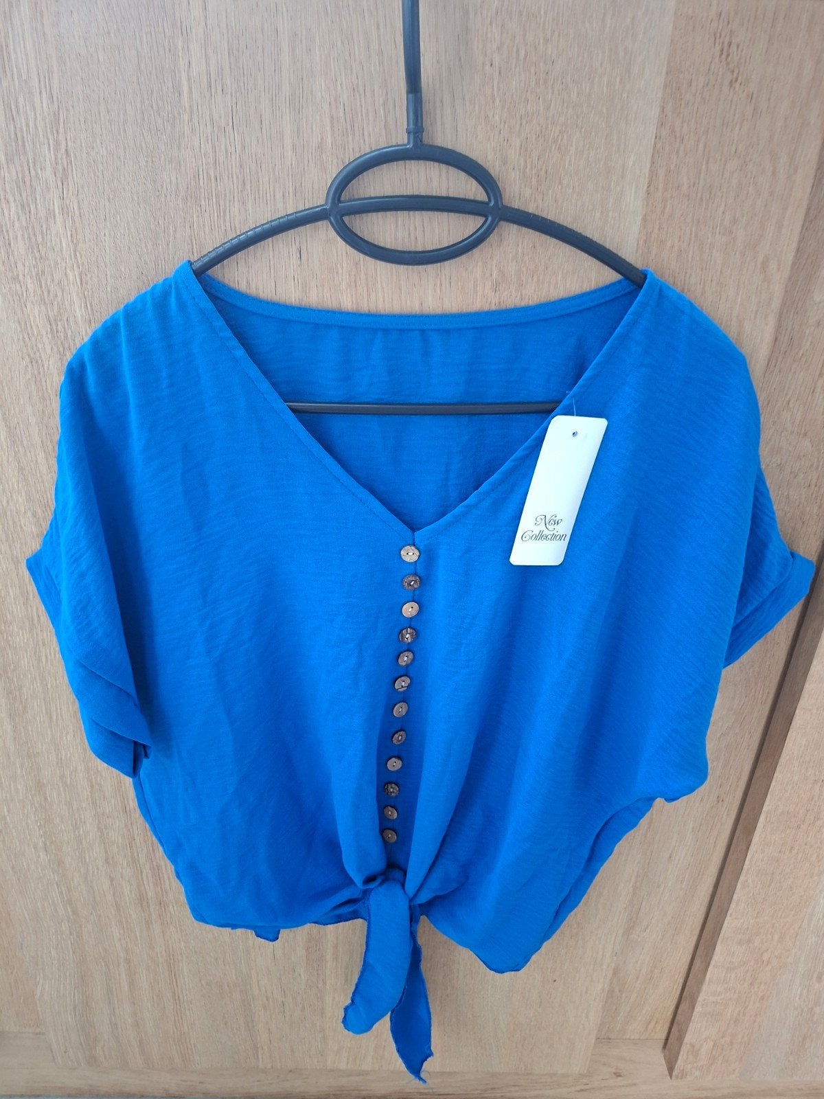 nieuw blauwe blouse, Kleding | Dames, Ophalen of Verzenden, Nieuw, Blauw