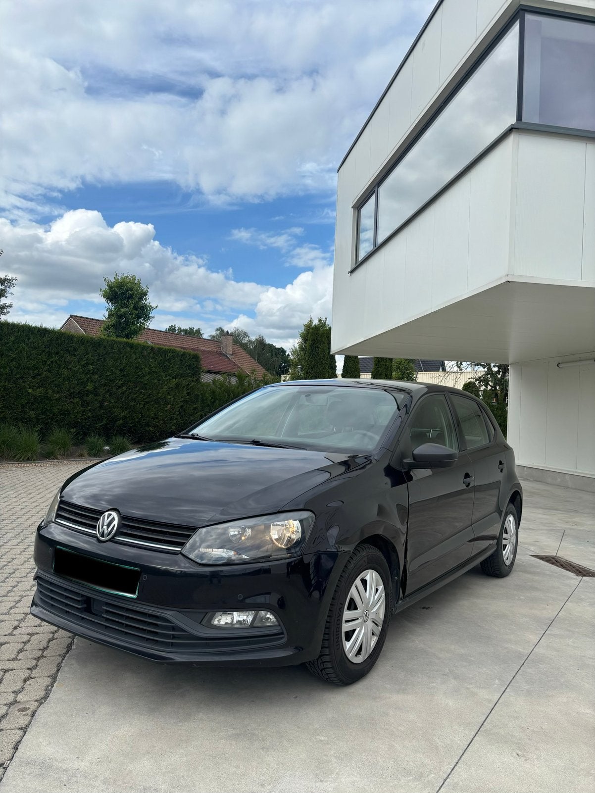 VW POLO 1.0i ESSENCE AIRCO, Auto's, Volkswagen, Zwart, 5 deurs, Particulier, 3 cilinders