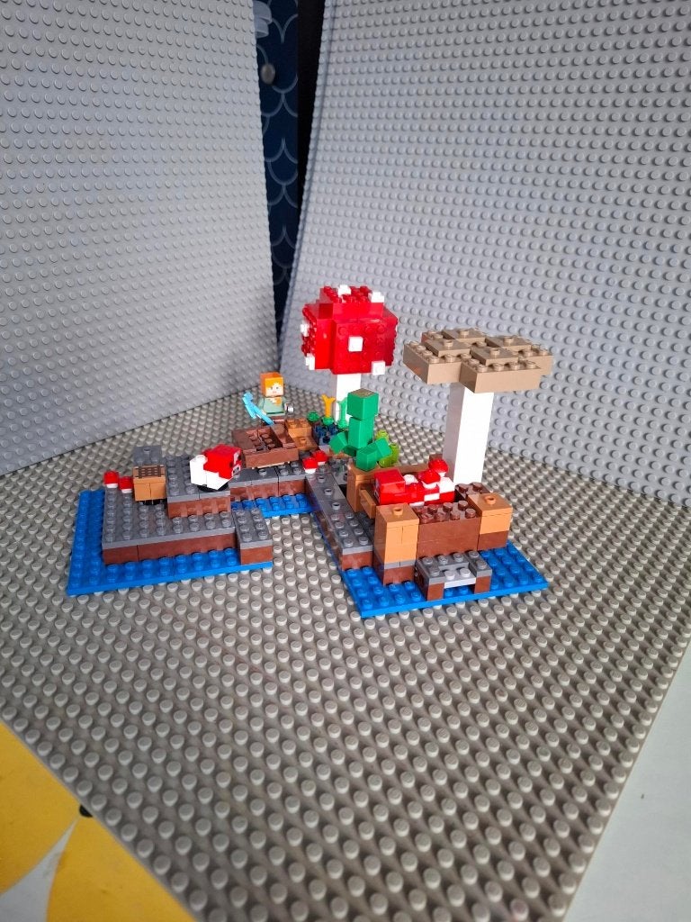 Lego minecraft the mushroom island 21129, Complet, Enlèvement ou Envoi, Minecraft, Lego