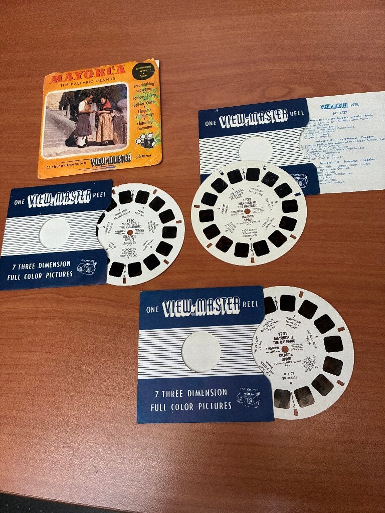 View Master schijfjes Mayorca (1730 - 1731 - 1732), Ophalen of Verzenden
