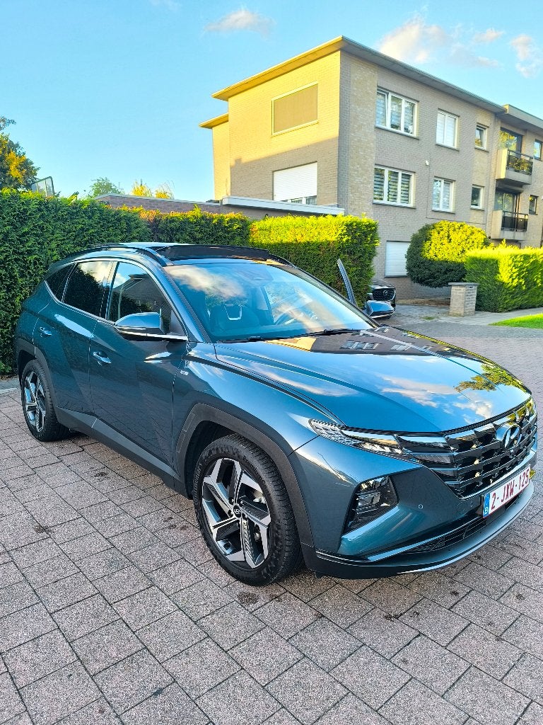 Hyundai Tucson hybr/29500km,première utilis, en parfait état, Autos, Cuir, Achat, Entreprise, Boîte manuelle