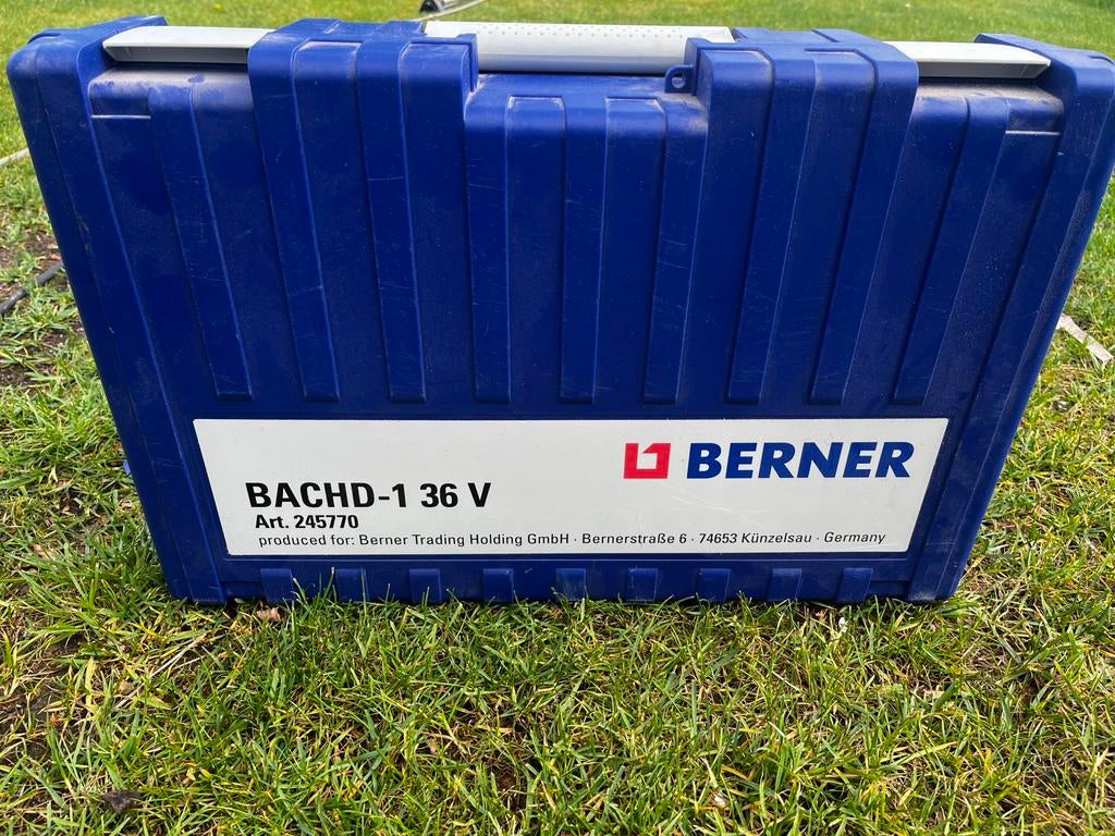 Professionele boor-breekhamer Berner (bosch blue) 36V, Enlèvement, Utilisé