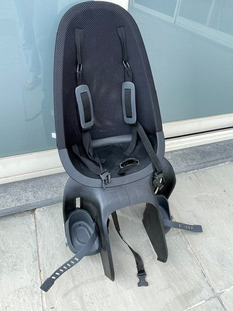 Fietsstoeltje Qibbel Air, Fietsen en Brommers, Ophalen, Achterzitje, Voetsteuntjes, 9 t/m 18 kg