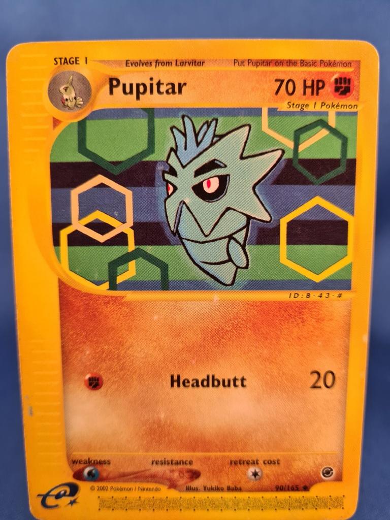 Pupitar 90/165 - Expedition Base Set, Hobby en Vrije tijd, Verzamelkaartspellen | Pokémon, Gebruikt, Verzenden