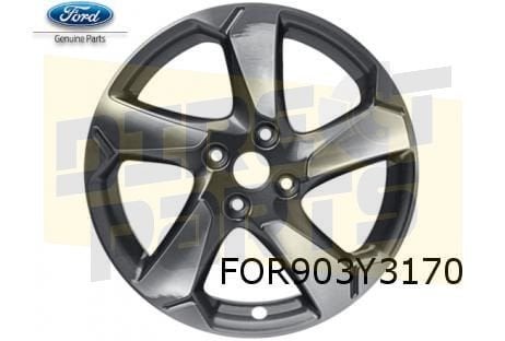 Ford Fiesta VII velg alu. 7J x 17" 5-spaaks design (rough me, Auto-onderdelen, Banden en Velgen, Band(en), 17 inch, Personenwagen