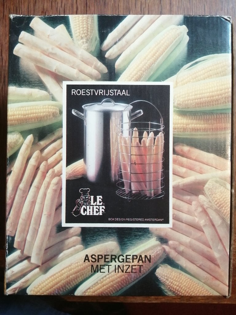 Aspergekoker "Le Chef", Huis en Inrichting, Ophalen, Inox, Overige typen, Nieuw