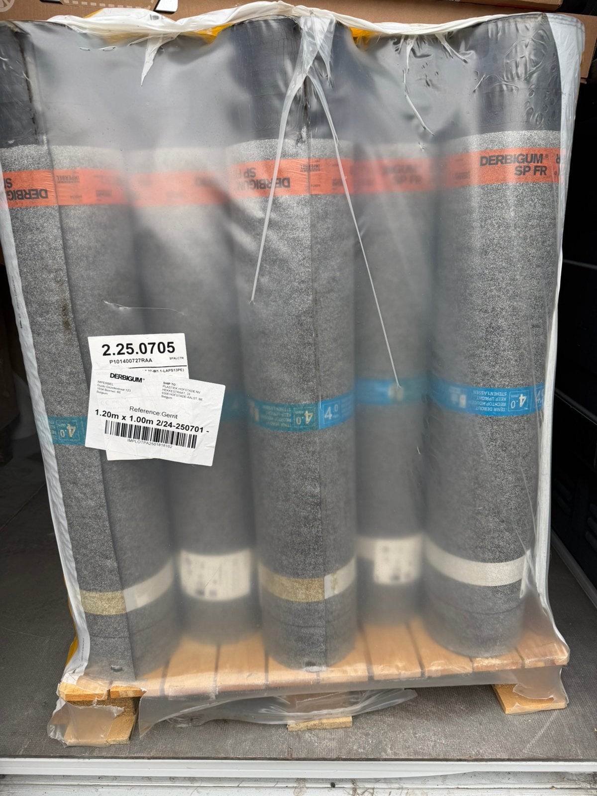 Derbigum, Doe-het-zelf en Bouw, Ophalen, Nieuw