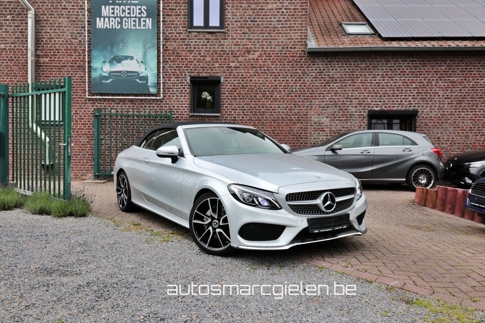 C 180 Cabriolet AMG Line Automatic, Airco, LED, Trekhaak, Autos, Mercedes-Benz, Entreprise, Achat, Classe C, ABS, Airbags, Alarme
