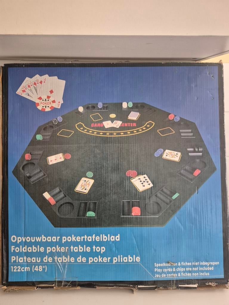 Plateau de poker pliable, Ophalen