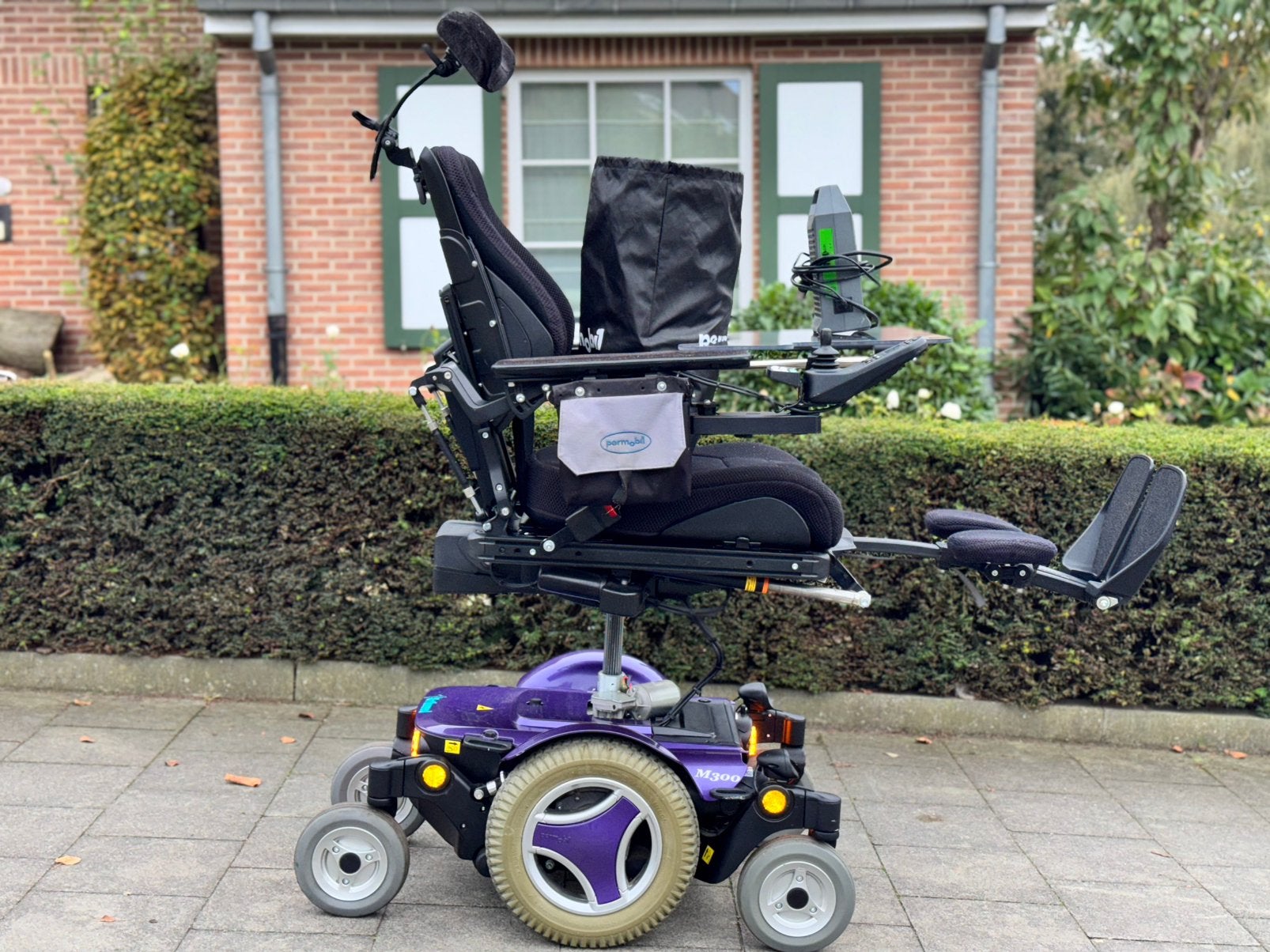 Fauteuil roulante permobil chaise électricité très bon état, Enlèvement ou Envoi, Pliant, Comme neuf, Fauteuil roulant électrique