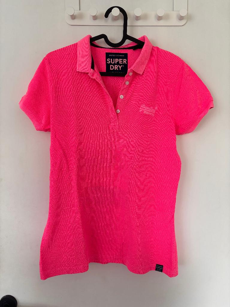 T-shirt Superdry, Kleding | Dames, T-shirts, Ophalen of Verzenden, Zo goed als nieuw, Maat 38/40 (M), Roze
