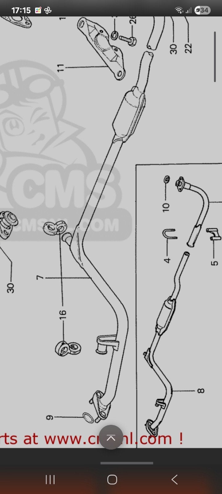 pot d echappement honda civic sb 1973-1975, Autos : Pièces & Accessoires, Enlèvement, Honda