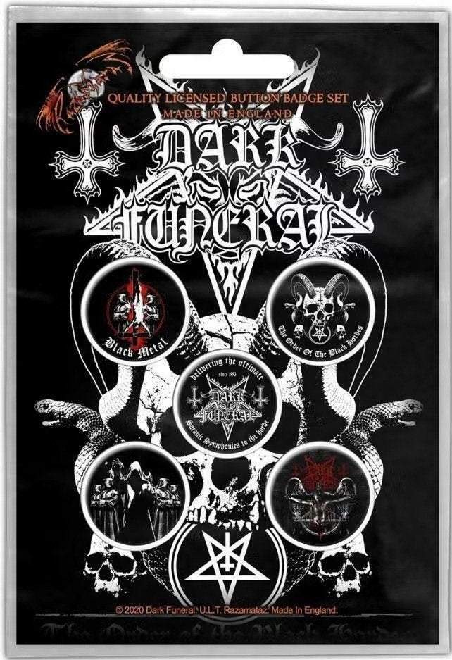 Dark Funeral Button The Black Hordes officiële merchandise, Ophalen of Verzenden, Nieuw