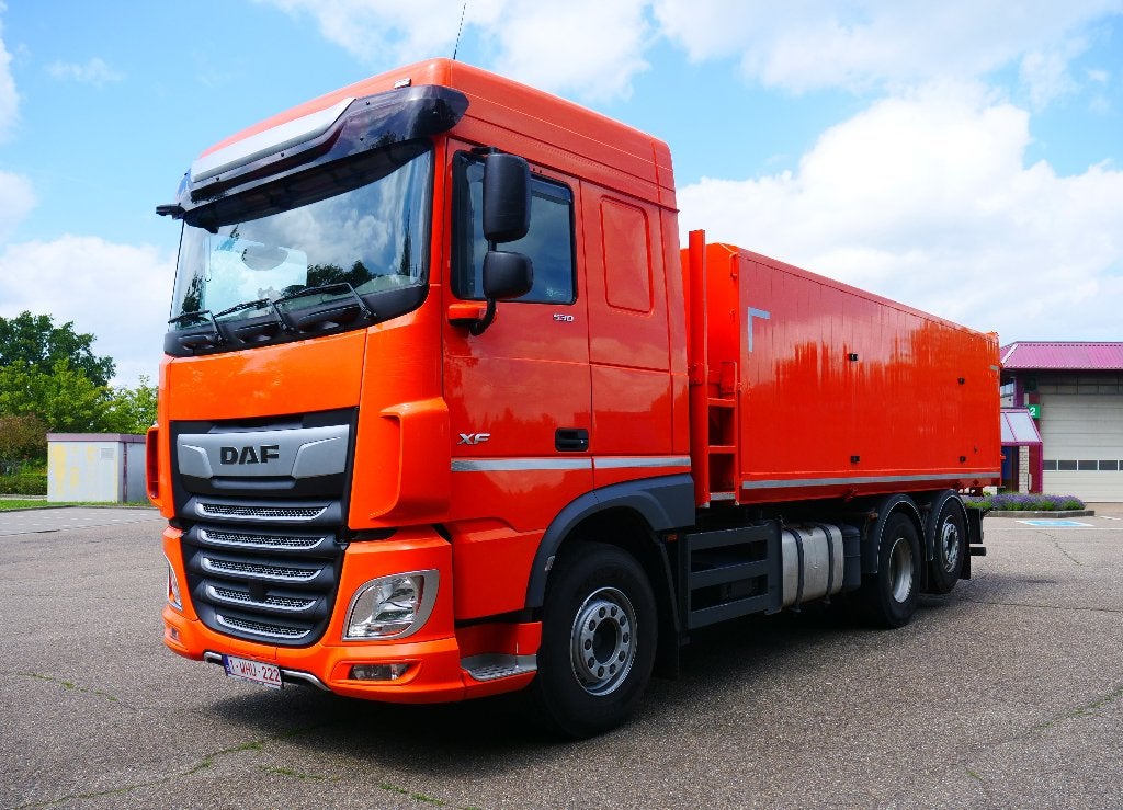 Camion DAF XF 530 FAN - 6x2 - Alu-Kipper - 26 m3, Achat, Autres couleurs, Noir, Diesel