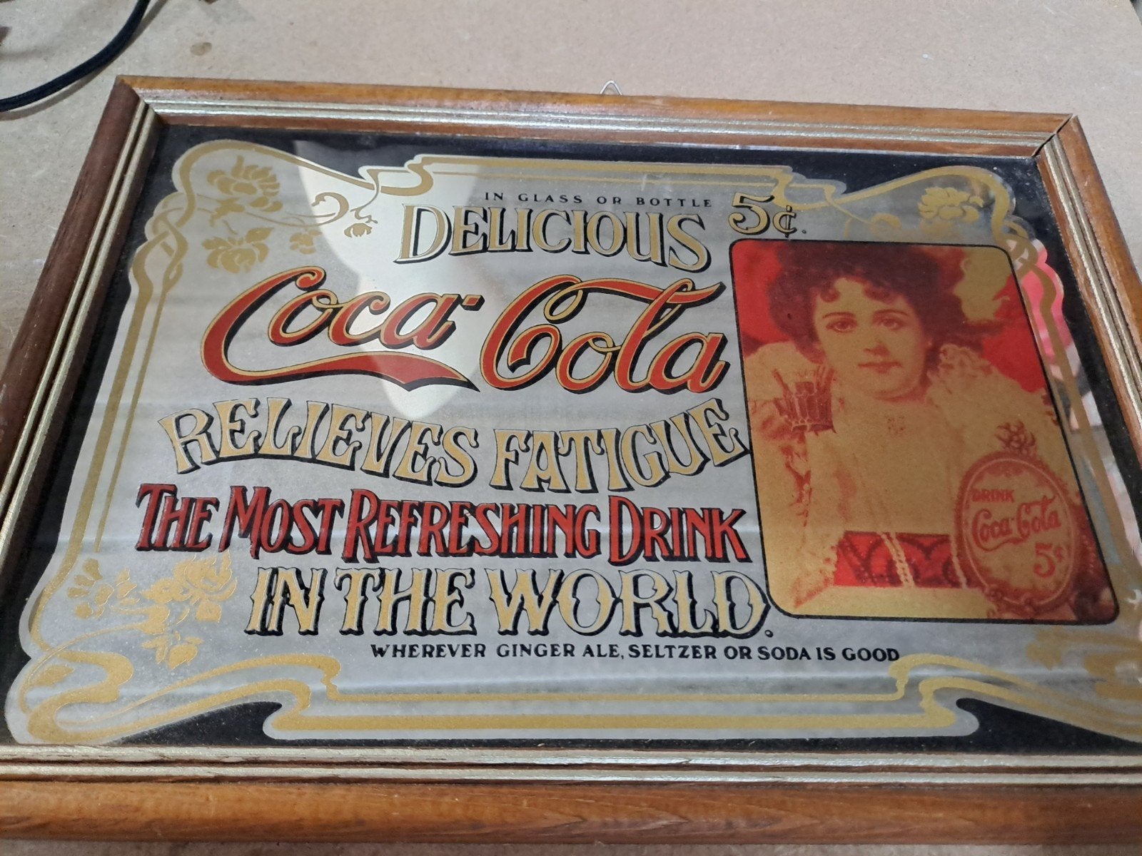 Coca-Cola  spiegel, Ophalen of Verzenden