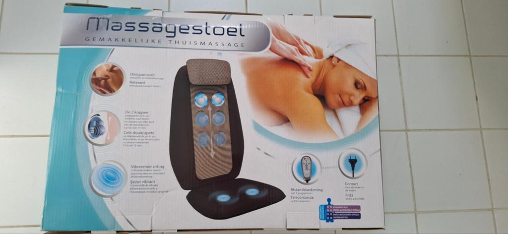 Massagestoel. Nieuw in verpakking, Enlèvement, Neuf, Chaise de massage ou Coussin