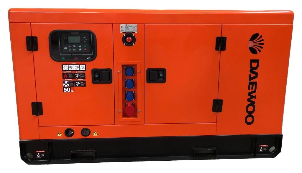 Geluidgedempt Diesel Generator 35KVA, Doe-het-zelf en Bouw, Ophalen, Dieselolie, Zo goed als nieuw, Geluidgedempt