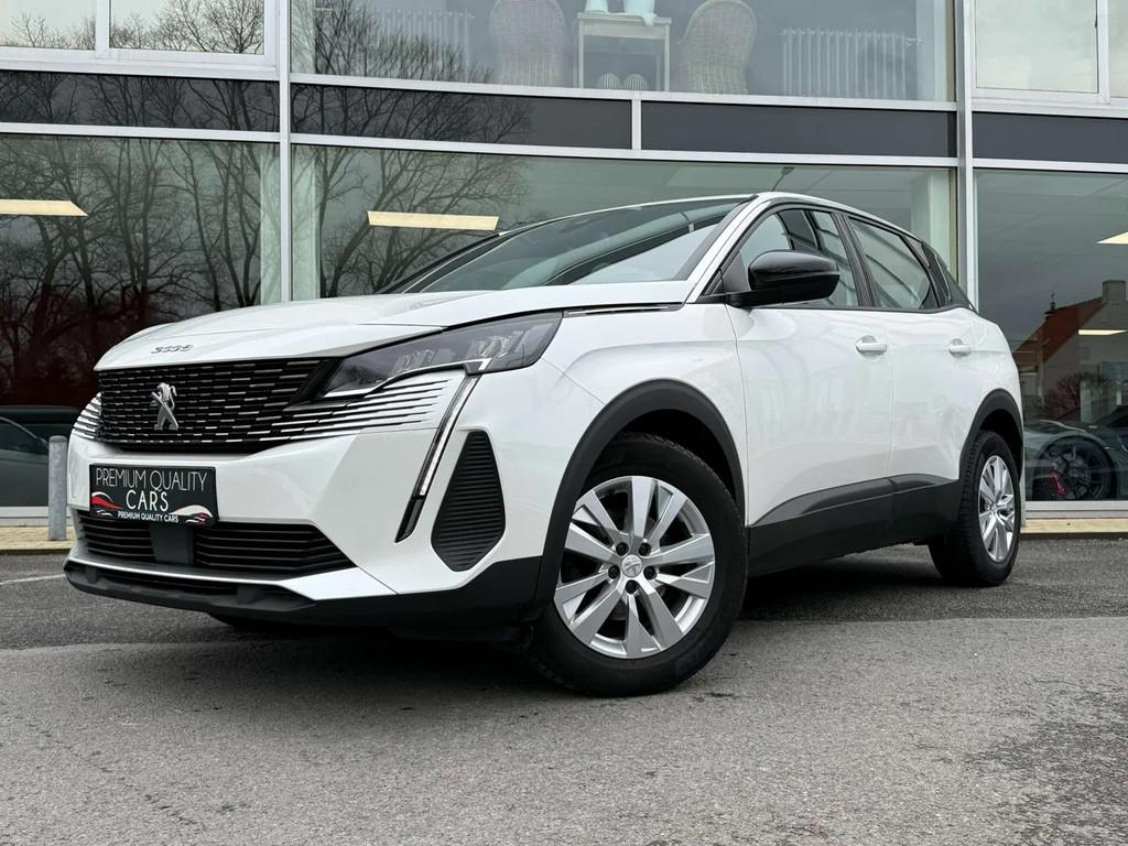 Peugeot 3008 AUTOMAAT / CAMERA & SENSOREN / CARPLAY / CRUISC, Auto's, Peugeot, Stof, Gebruikt, 1199 cc, Wit