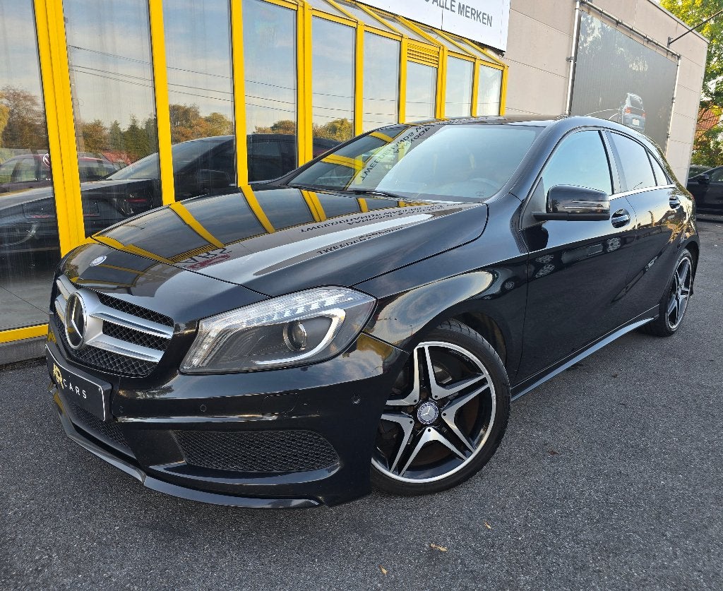 Mercedes A200cdi/2013/185000km/Amg Pakket, Auto's, Zwart, 4 cilinders, 1796 cc, Zwart