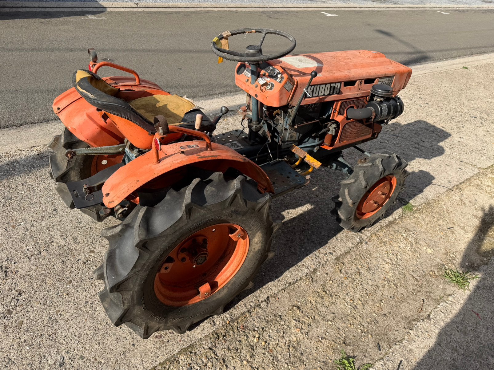 Kubota B7001 4x4, Enlèvement