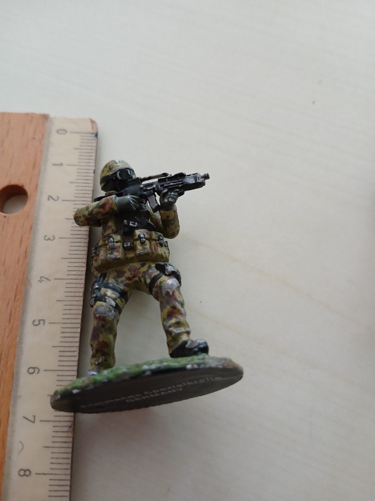 2metalen solsaatjes uit WOII, Duitser en Amerikaanvoetstuk,, Ophalen, Tweede Wereldoorlog, Zo goed als nieuw, Landmacht