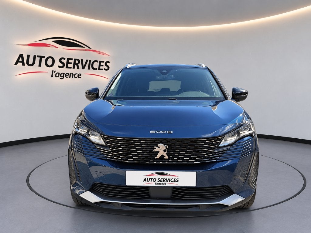 Peugeot 5008 ALLURE - 1.2 - 27000km réel - garantie 1 an, Voorwielaandrijving, Euro 6, 1199 cc, Blauw