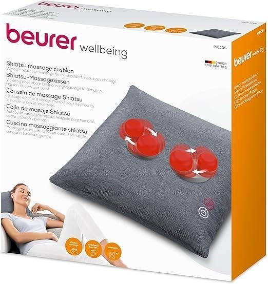 Beurer MG 135 Shiatsu-massagekussen met verwarmingsfunctie, Sport en Fitness, Massageproducten, Ophalen, Nieuw, Massagestoel of Kussen
