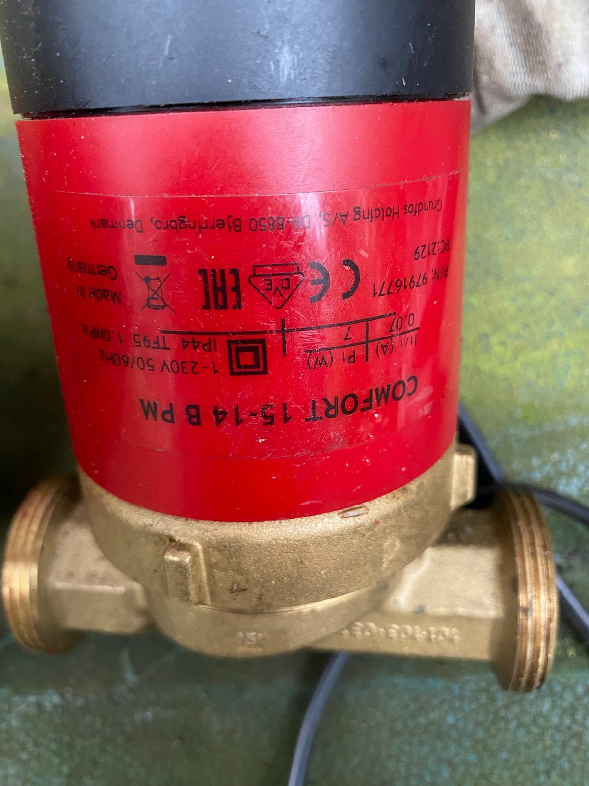 Boiler pomp grunfos, Tuin en Terras, Ophalen, Zo goed als nieuw