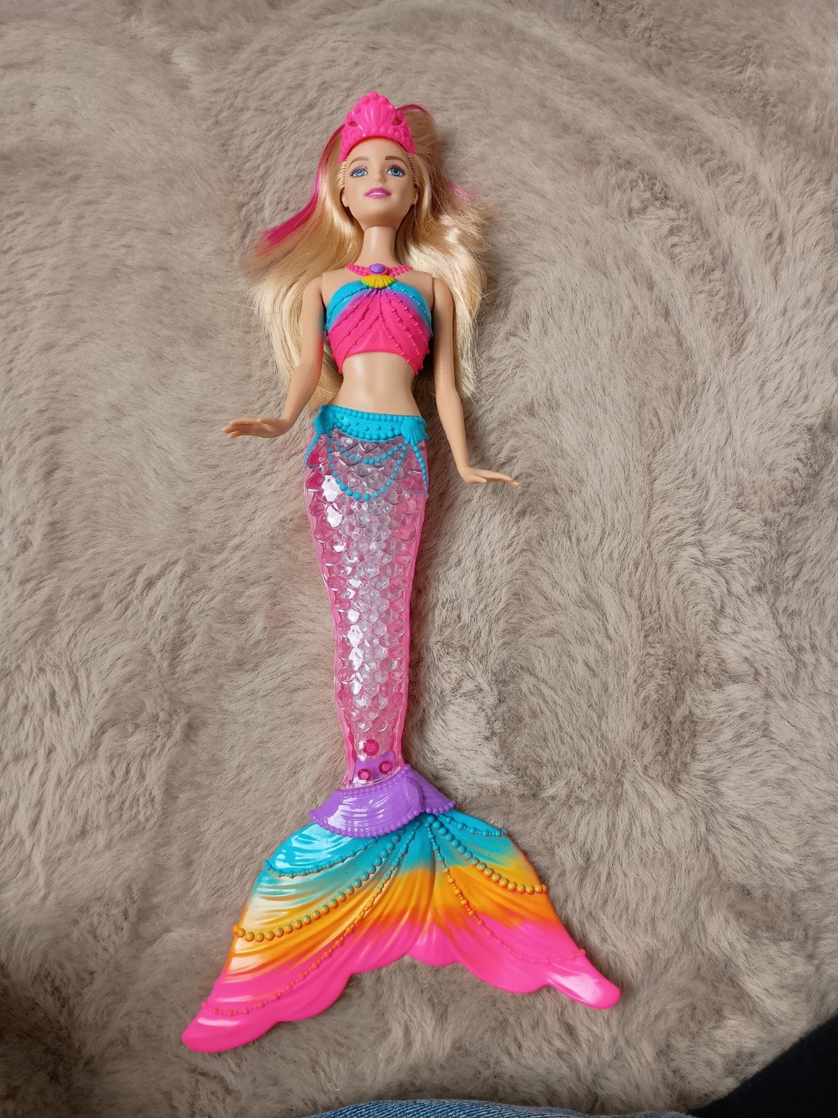 de Barbie Dreamtopia Regenbooglichtjes Zeemeermin, Ophalen, Gebruikt, Barbie