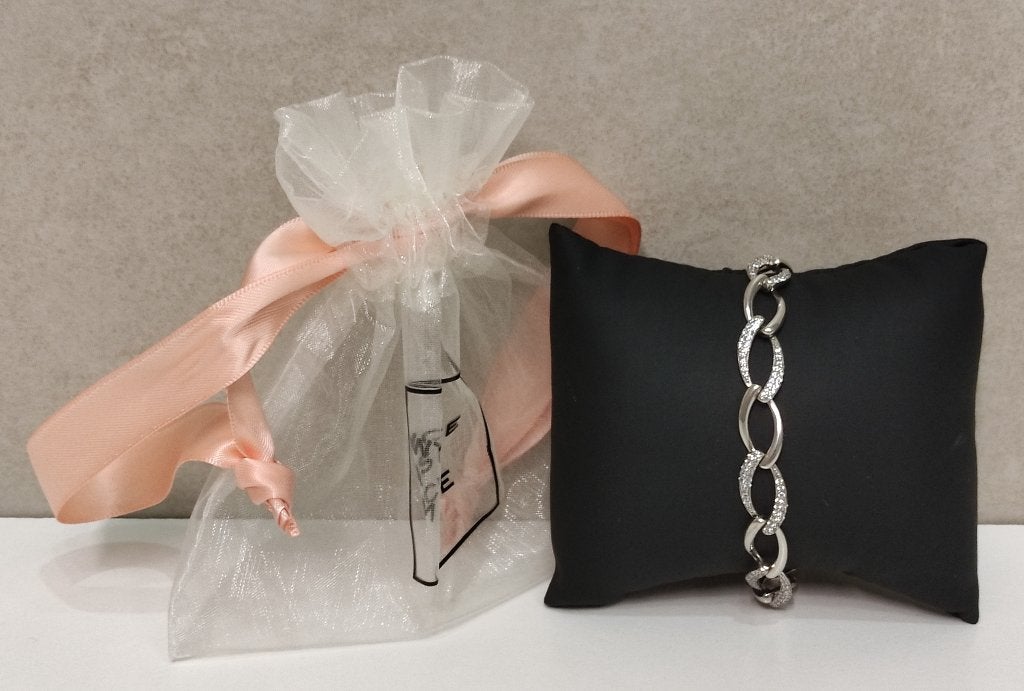 Twice as Nice Armband 19 cm, Handtassen en Accessoires, Armbanden, Nieuw, Zilver, Zilver, Ophalen of Verzenden