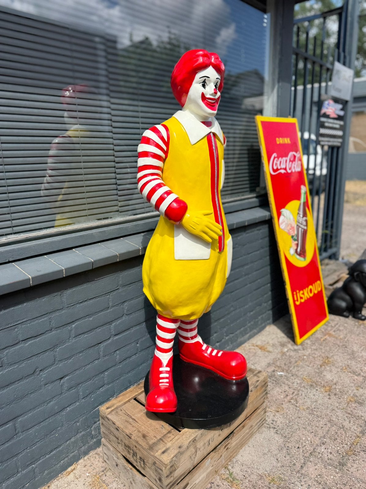 Groot MC Donalds reclame beeld, Ophalen, Gebruikt, Reclamebord