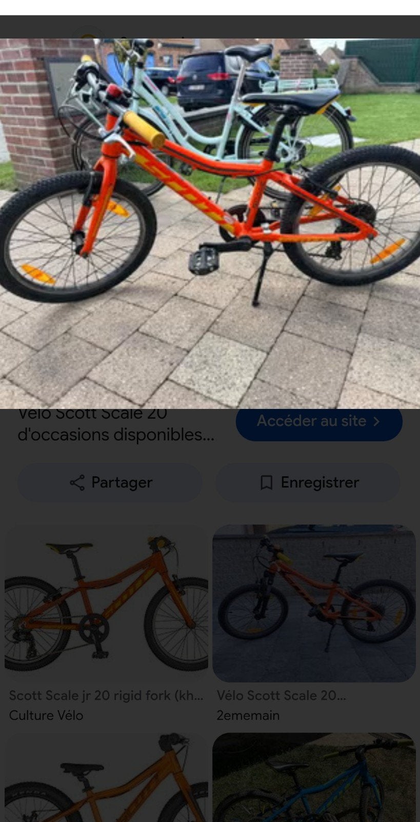 velo scott, Enlèvement