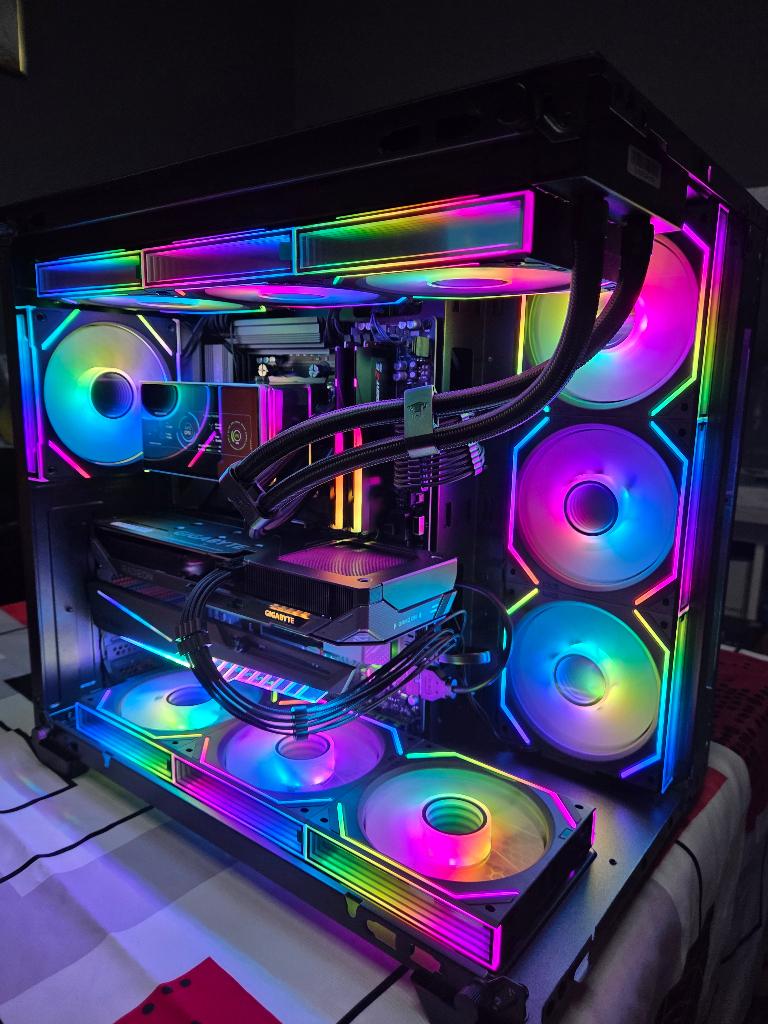 Complete gaming setup , AMD Ryzen 5-9600X | RX 9060 XT 16GB, Computers en Software, Desktop Pc's, Met monitor, 32 GB, AMD 5-9600X