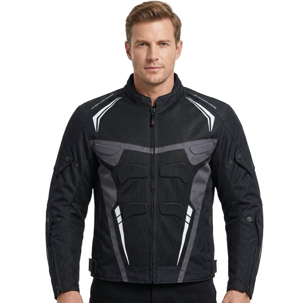 veste de Moto textile cordura 600D neuf CE protecteurs, Envoi, Neuf, avec ticket, Manteau | tissu