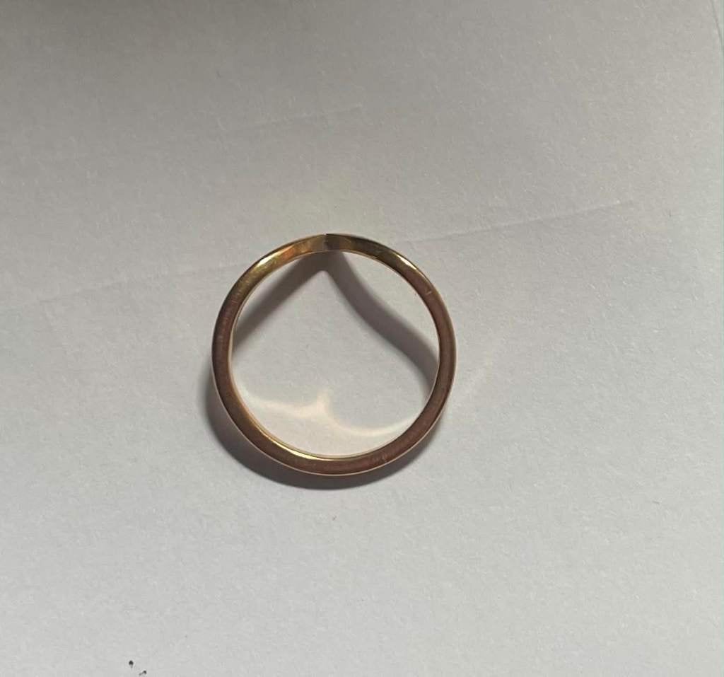 Bague élégante en V, Bijoux, Sacs & Beauté, Bagues, Neuf, Plus petit que 17, Femme, Envoi