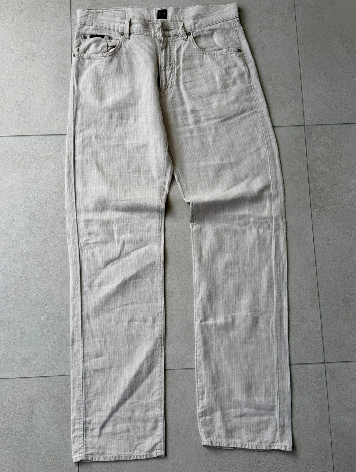Pantalon d'été Boss, Enlèvement ou Envoi, Porté, Taille 52/54 (L), Autres couleurs
