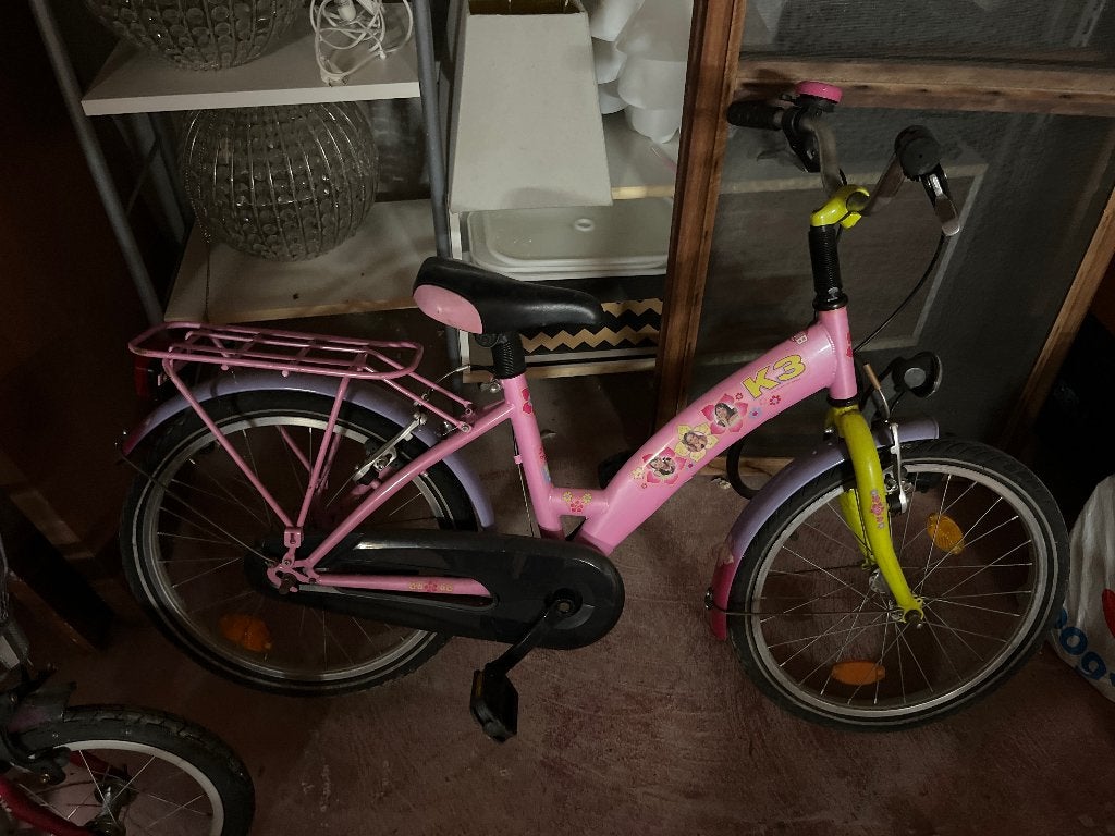 Fiets oudste K3, Ophalen, Gebruikt