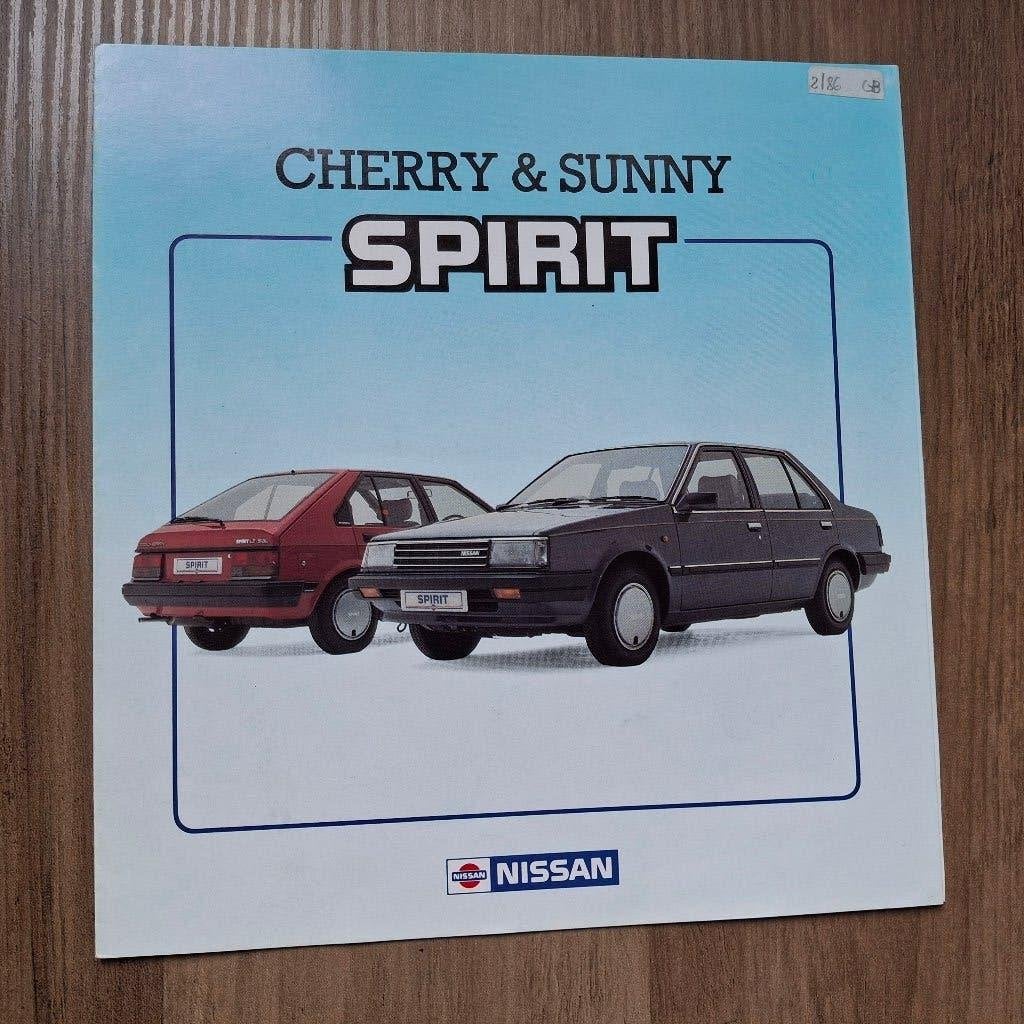 NISSAN CHERRY ET SUNNY SPIRIT 2/86, Livres, Enlèvement ou Envoi, Neuf, Nissan