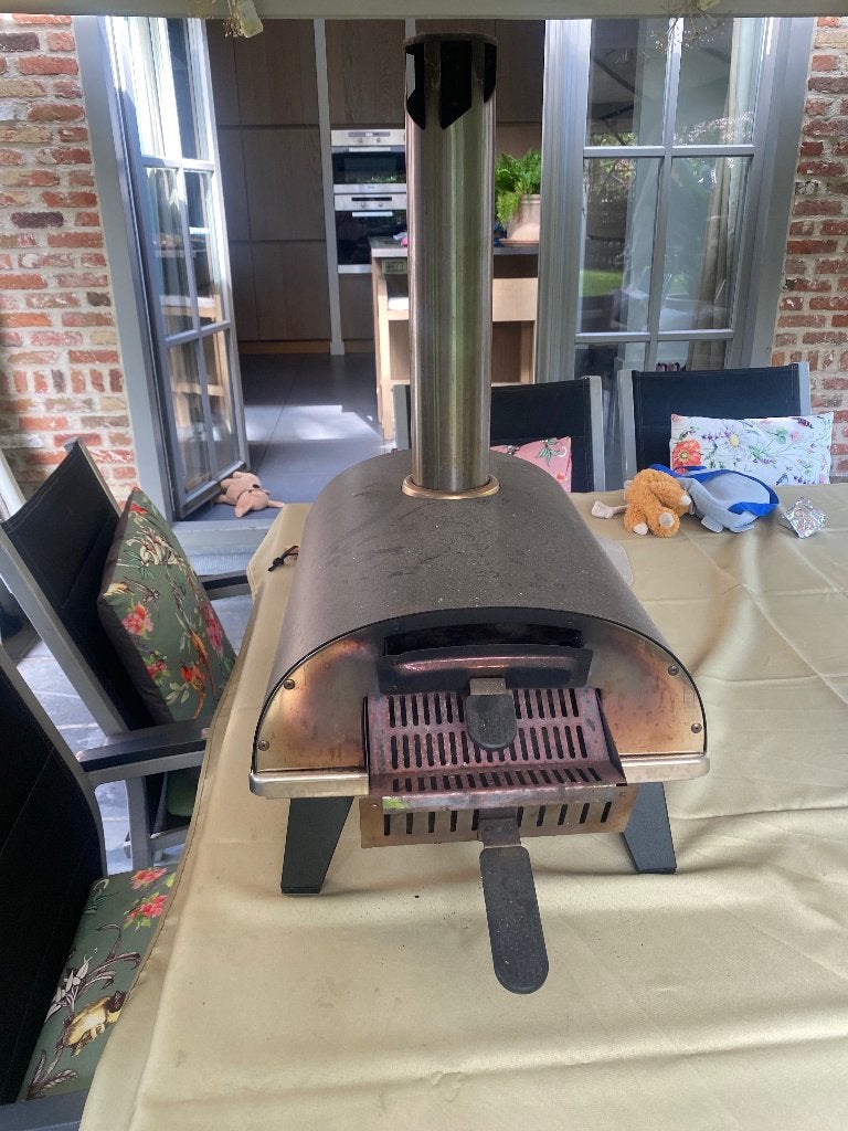 Pizza oven, Ophalen, Zo goed als nieuw