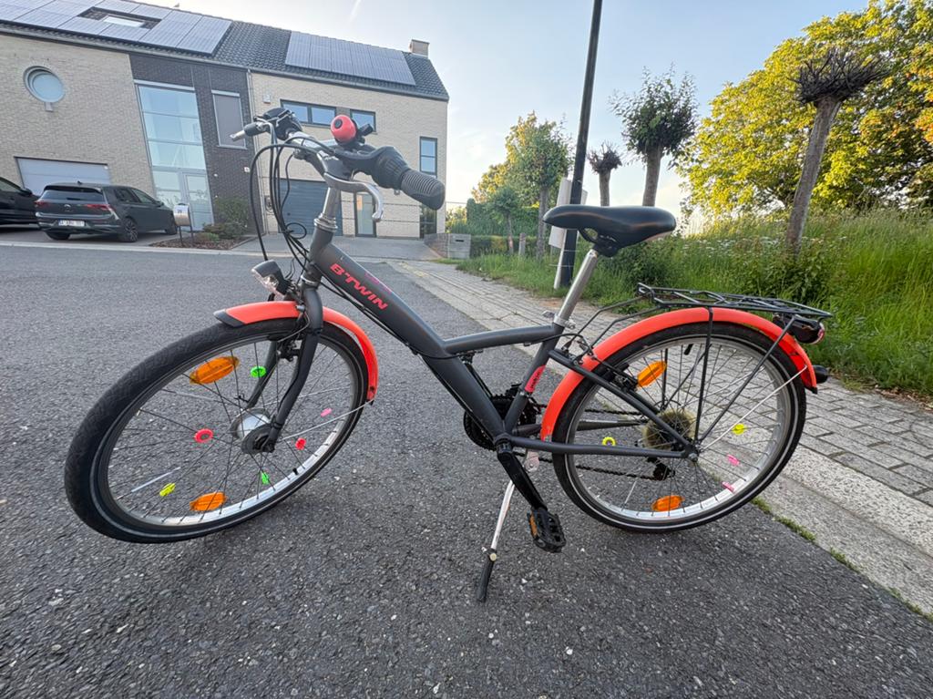 Fiets 24 inch - 9 tot 12 jaar, Ophalen, Gebruikt, Velgrem, 20 inch of meer