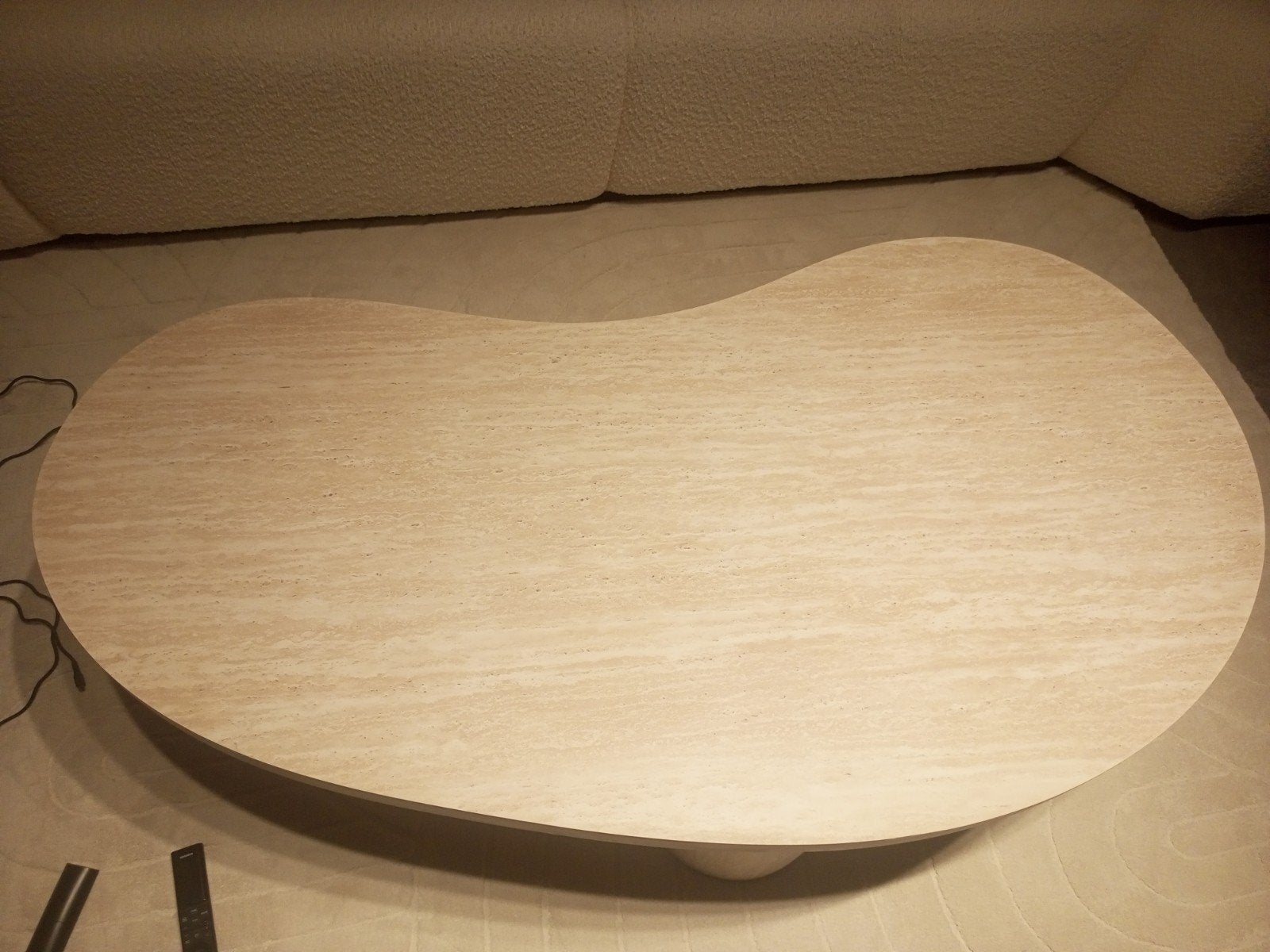 Table basse beige, Huis en Inrichting, Tafels | Salontafels, Ophalen of Verzenden