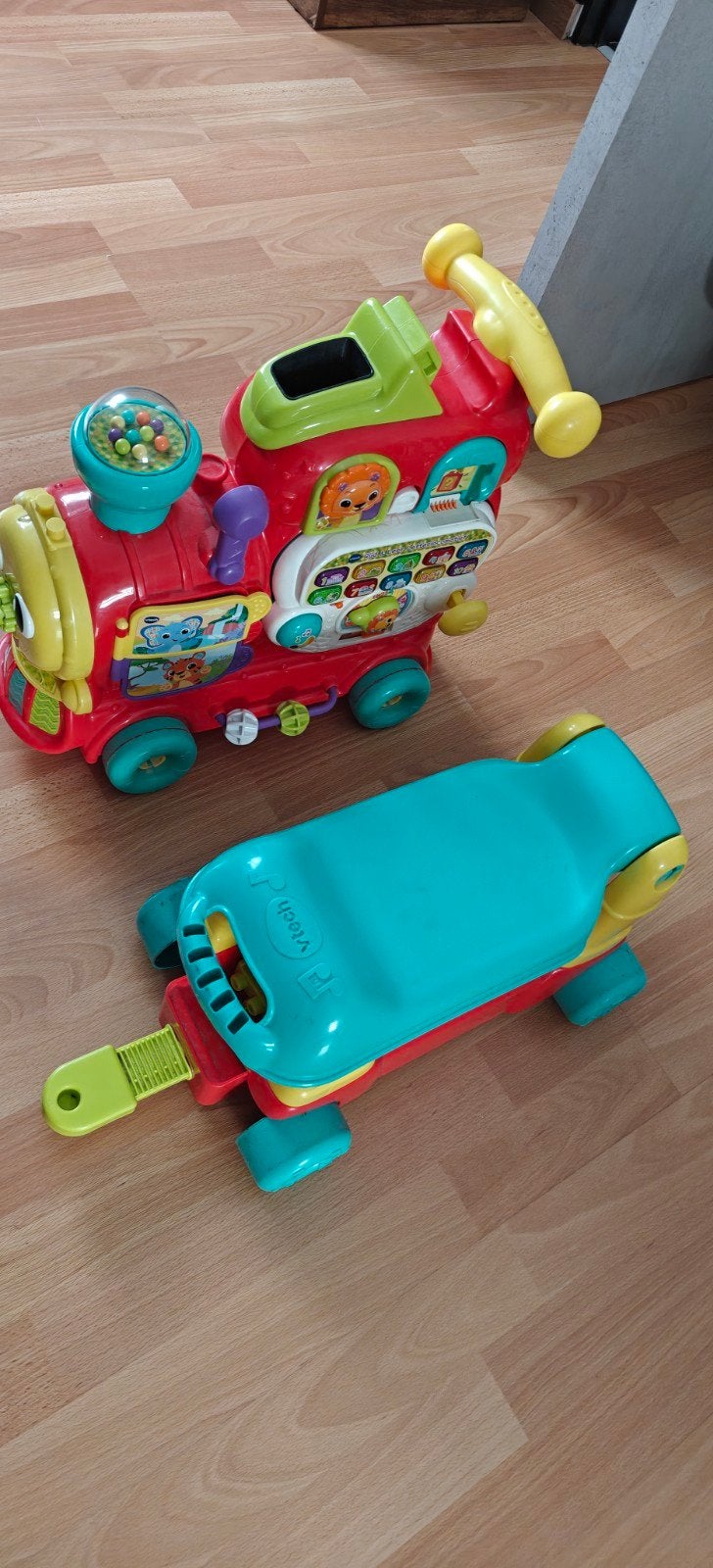 Treintje speelgoed, Ophalen
