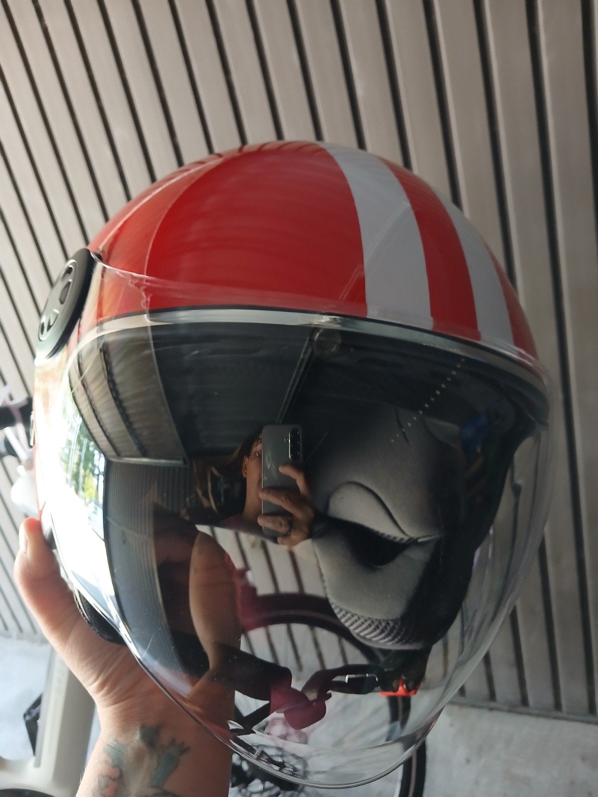 Helm, Fietsen en Brommers, Brommerhelmen, Ophalen, Nieuw, Extra large of groter