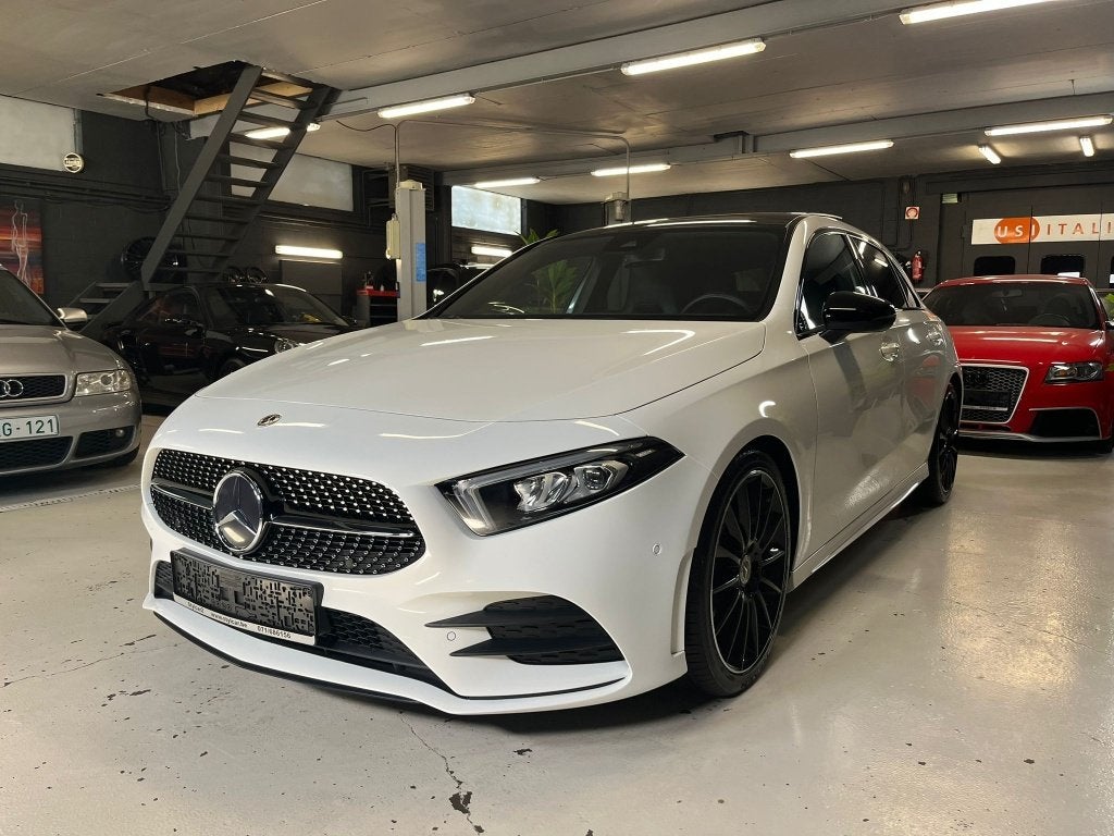 MERCEDES CLASSE A 200 **AMG** BOITE AUTO* 12MOIS DE GARANTIE, Classe A, Noir, 5 portes, https://public.car-pass.be/vhr/af5ef354-e465-4be6-b251-ec679eee07ec